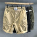 Army groene katoenen cargoshort – Zware kwaliteit met meerdere zakken, losse pasvorm voor outdoor & trekking - Bivakshop