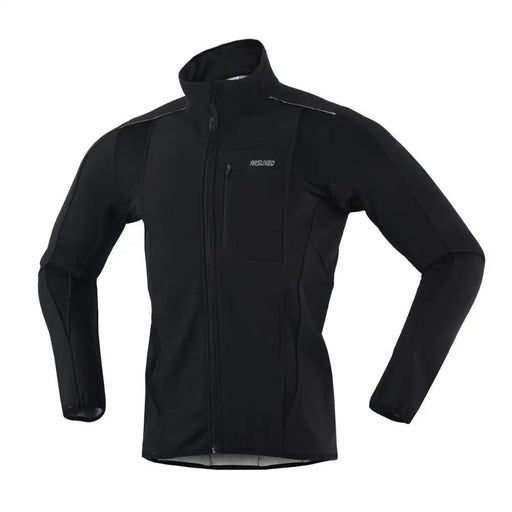 ARSUXEO Thermisch Fietsjack - Reflecterend Softshell Wielerjas voor Heren - Bivakshop