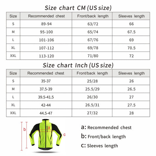 ARSUXEO Thermisch Fietsjack - Reflecterend Softshell Wielerjas voor Heren - Bivakshop