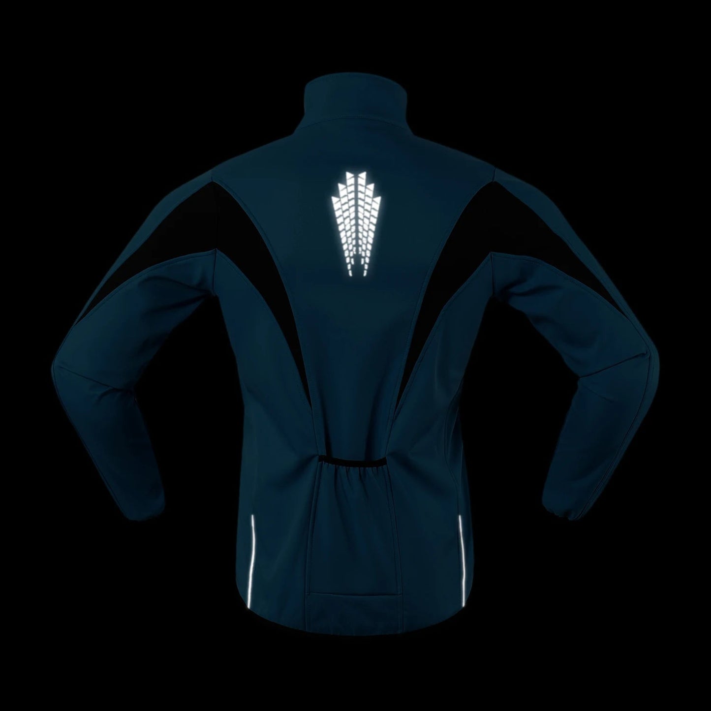 ARSUXEO Thermisch Fietsjack - Reflecterend Softshell Wielerjas voor Heren - Bivakshop