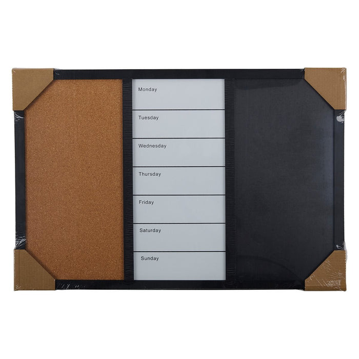 Arti Casa - Planboard Combo – Whiteboard & Prikbord Set – Compleet voor Organisatie en Planning - Bivakshop