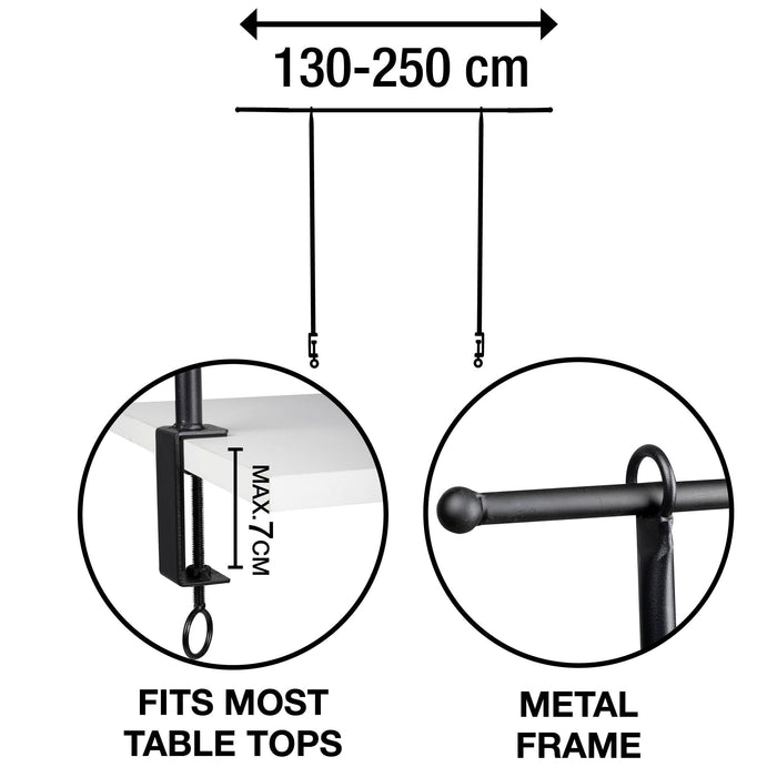 Arti Casa - Tafelklem – Verstelbare Clamp voor Werktafel – Robuust & Multifunctioneel - Bivakshop