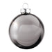 Arti Casa - Zilveren Kerstballen – Glas – Set van 6, 8 cm - Bivakshop