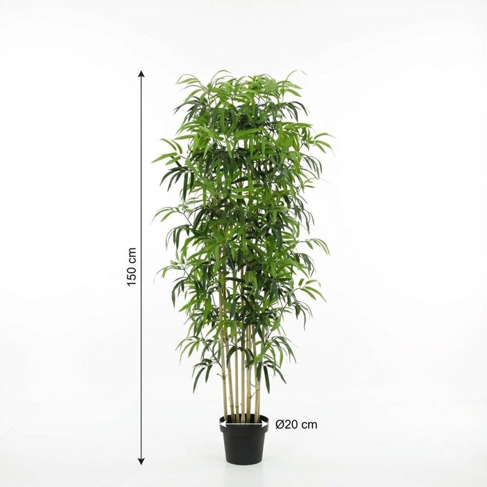 Artificial Bamboe – Realistische Kunstplant – 150 cm – Onderhoudsvrij & Tropisch - Bivakshop