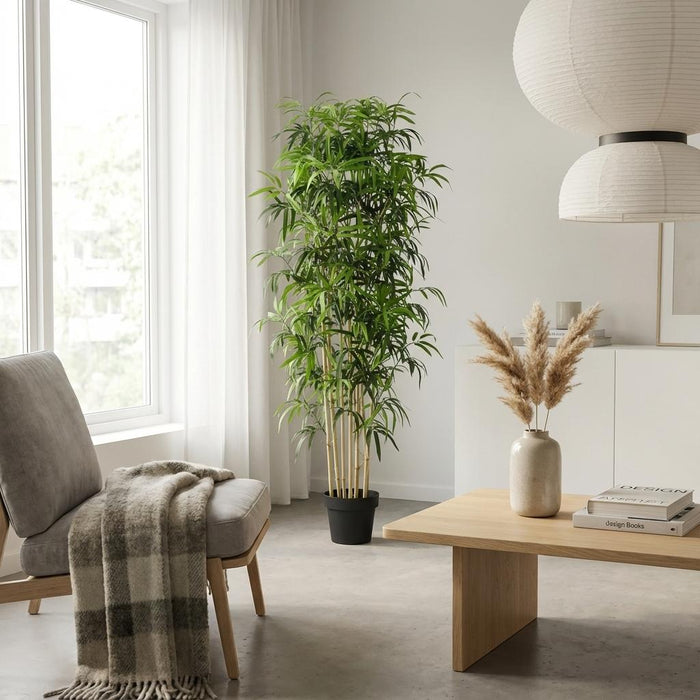 Artificial Bamboe XXL – Realistische Kunstplant – 180 cm – Onderhoudsvrij & Elegant - Bivakshop