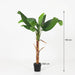 Artificial Bananenplant Musa – Tropische Kunstplant – 150 cm – Onderhoudsvrij - Bivakshop