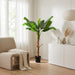 Artificial Bananenplant Musa – Tropische Kunstplant – 150 cm – Onderhoudsvrij - Bivakshop