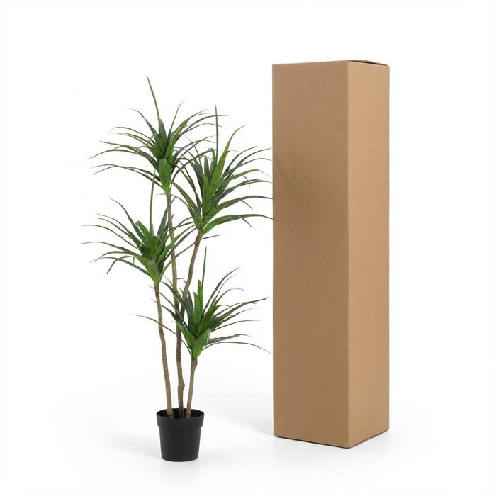 Artificial Dracaena – Luxe Kunstplant – 165 cm – Onderhoudsvrij & Modern - Bivakshop