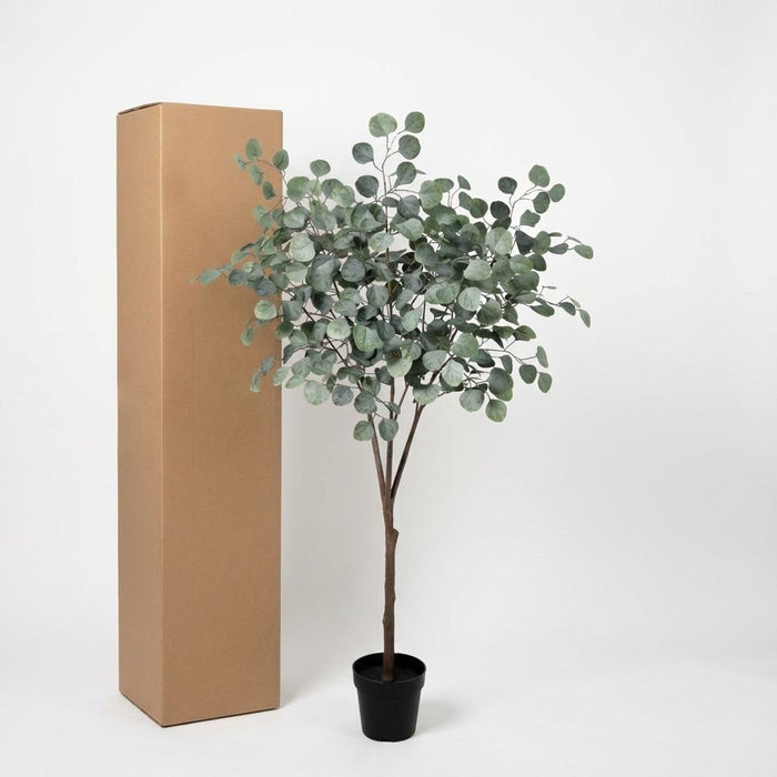 Artificial Eucalyptus Boom – Luxe Kunstplant – 150 cm – Onderhoudsvrij & Stijlvol - Bivakshop