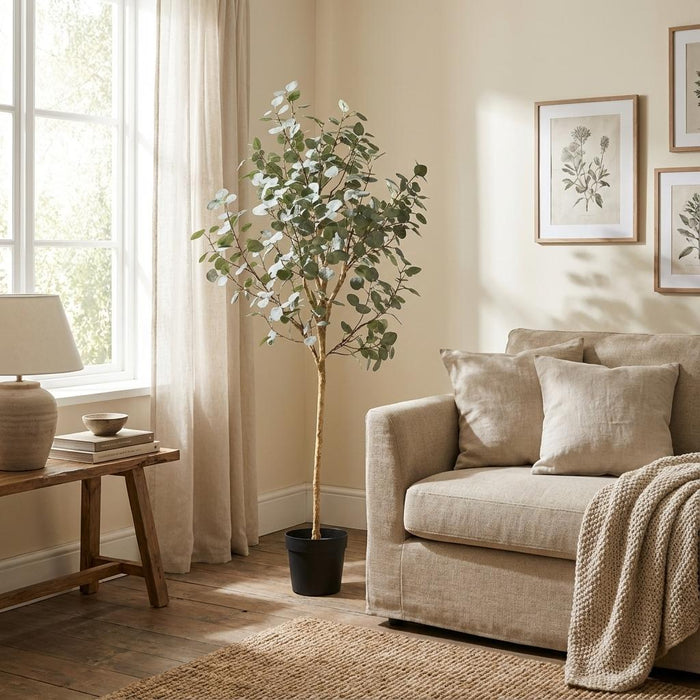 Artificial Eucalyptus XXL – Realistische Kunstplant – 180 cm – Onderhoudsvrij & Elegant - Bivakshop