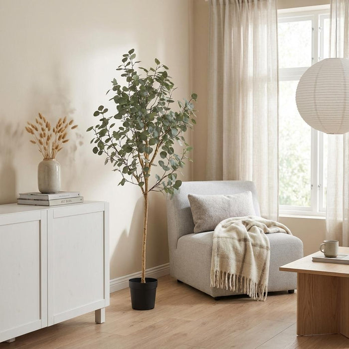 Artificial Eucalyptus XXL – Realistische Kunstplant – 180 cm – Onderhoudsvrij & Elegant - Bivakshop