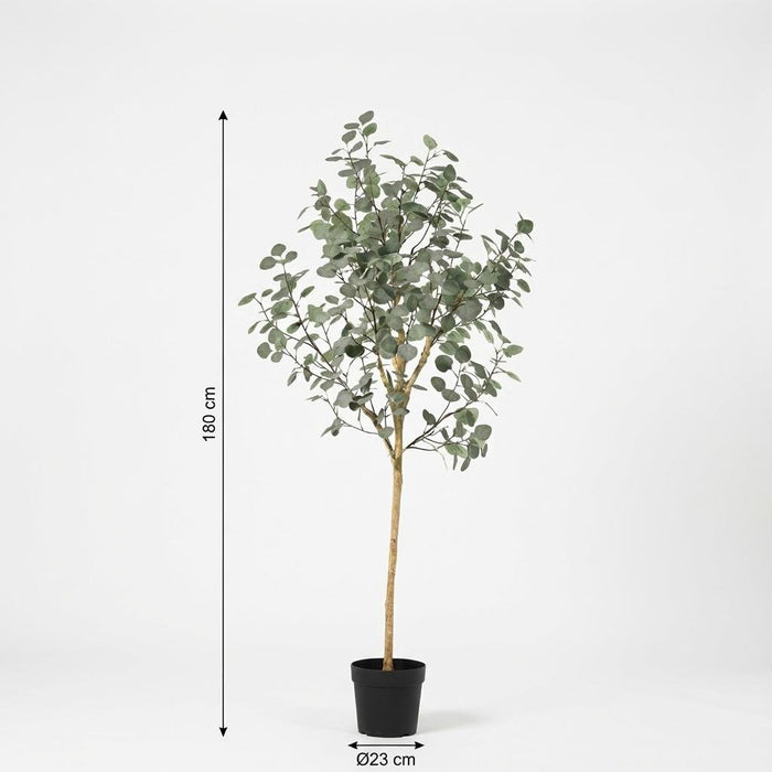 Artificial Eucalyptus XXL – Realistische Kunstplant – 180 cm – Onderhoudsvrij & Elegant - Bivakshop