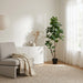 Artificial Ficus Lyrata Vertakt – Luxe Kunstplant – 150 cm – Onderhoudsvrij & Stijlvol - Bivakshop