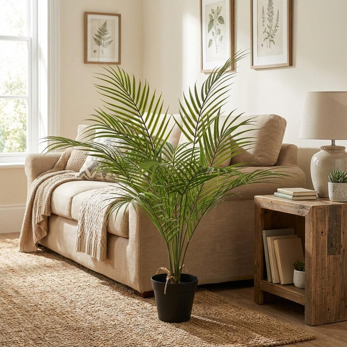 Artificial Kentia Palm – Luxe Kunstplant – 65 cm – Onderhoudsvrij & Elegant - Bivakshop