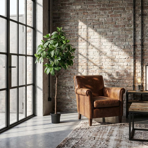 Artificial Magnolia XXL – Realistische Kunstplant – 190 cm – Onderhoudsvrij & Elegant - Bivakshop