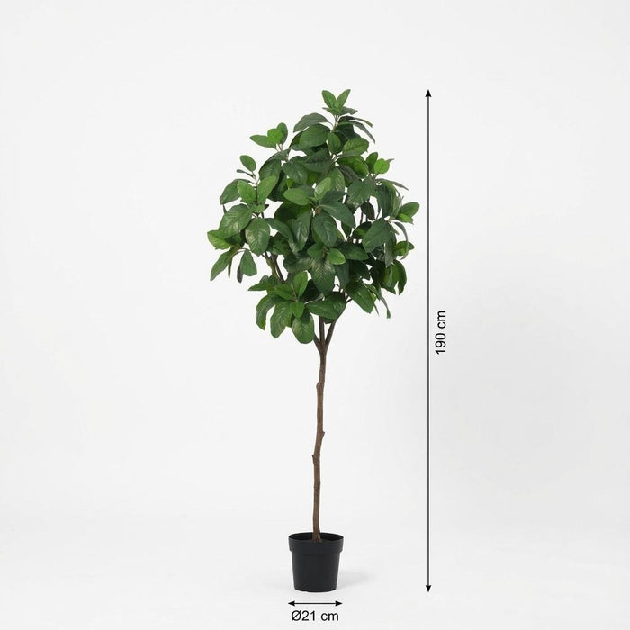 Artificial Magnolia XXL – Realistische Kunstplant – 190 cm – Onderhoudsvrij & Elegant - Bivakshop