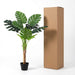 Artificial Monstera Deliciosa – Grote Kunstplant – 120 cm – Onderhoudsvrij & Tropisch - Bivakshop