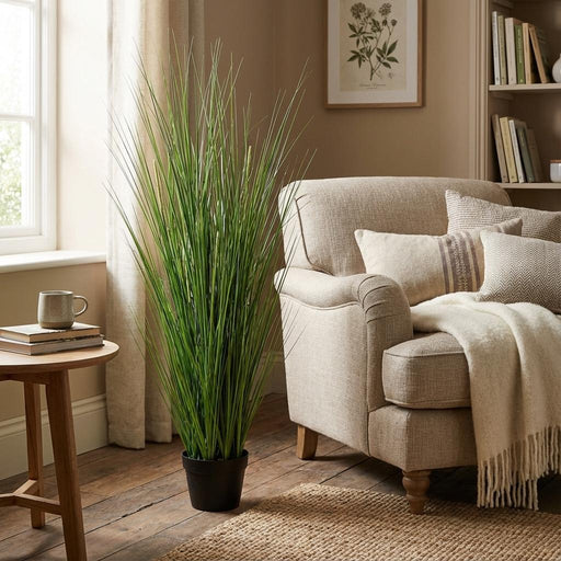 Artificial Onion Grass – Siergras Kunstplant – 130 cm – Onderhoudsvrij & Natuurlijk - Bivakshop