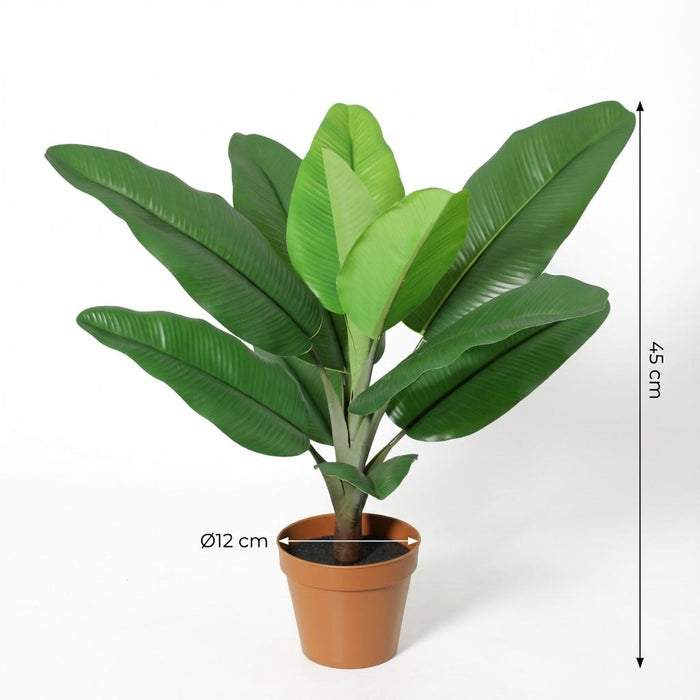 Artificial Philodendron Jungle King – Compacte Kunstplant – 45 cm – Onderhoudsvrij - Bivakshop