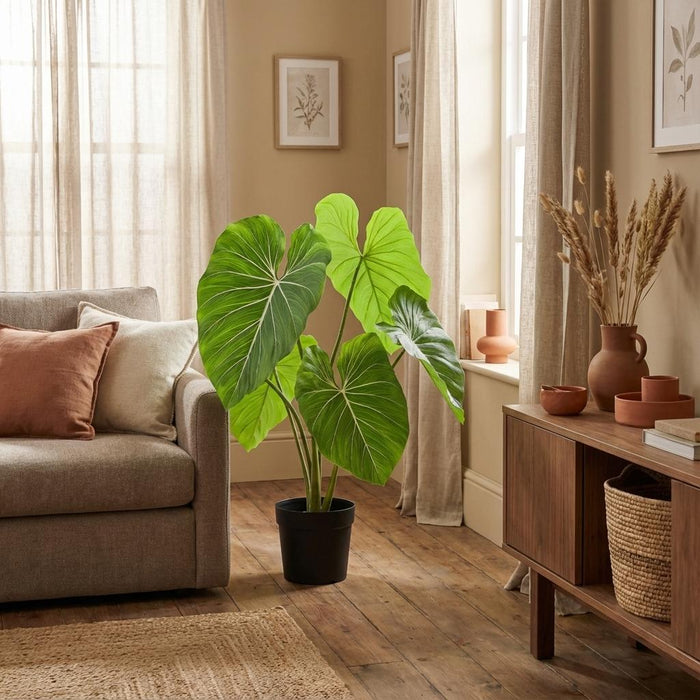 Artificial Philodendron – Tropische Kunstplant – 100 cm – Onderhoudsvrij & Groen - Bivakshop
