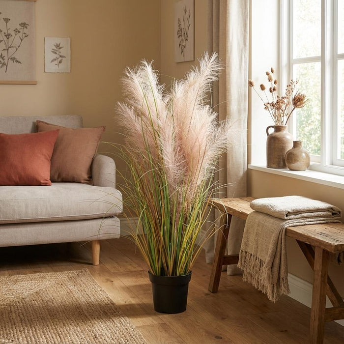 Artificial Phragmites Grass – Rietgras Kunstplant – 95 cm – Onderhoudsvrij - Bivakshop