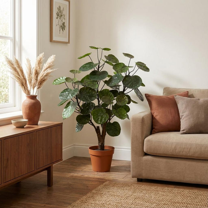 Artificial Polyscias Fabian – Compacte Kunstplant – 55 cm – Onderhoudsvrij Groen - Bivakshop