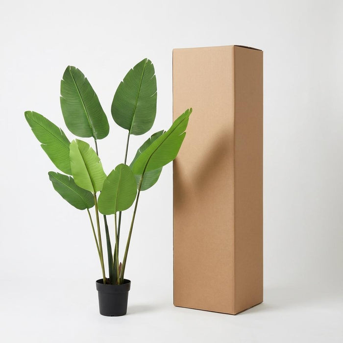 Artificial Strelitzia Nicolai – Tropische Kunstplant – 155 cm – Onderhoudsvrij - Bivakshop