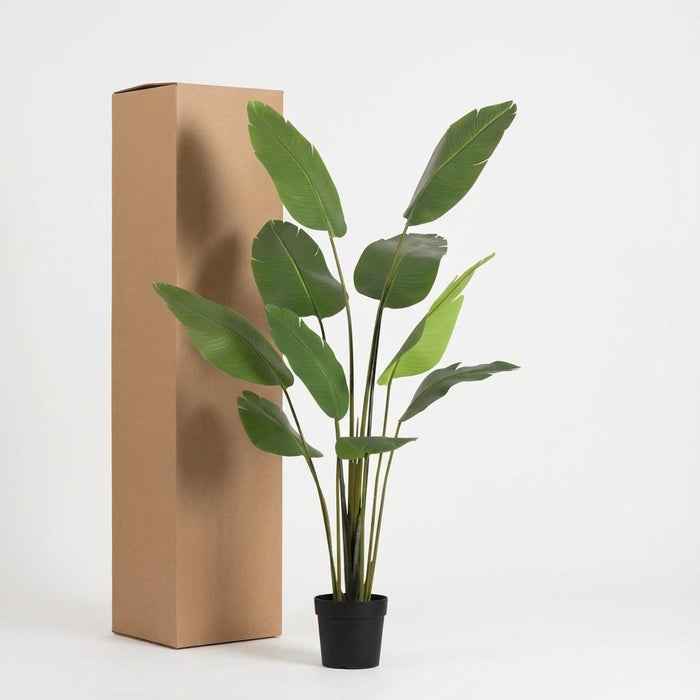Artificial Strelitzia Nicolai XXL – Luxe Kunstplant – 180 cm – Tropisch & Onderhoudsvrij - Bivakshop