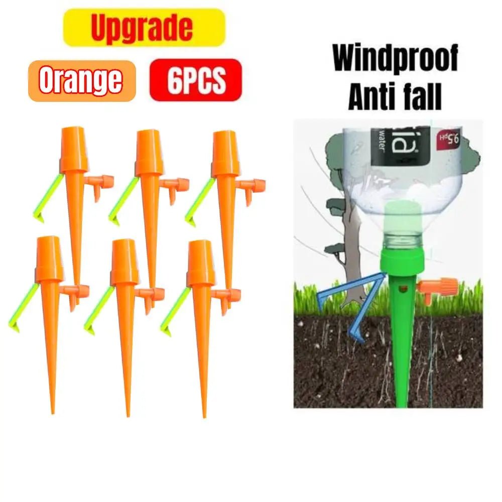Automatisch druppelirrigatiesysteem met zelfwaterende spikes - Controleerbare plantbewatering voor tuin en binnenruimte - Bivakshop