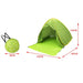 Automatische instant pop - up strandtent - UV - bescherming & waterdicht met deurgordijn - Bivakshop