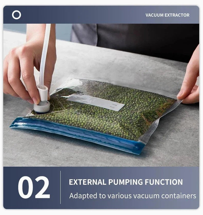 Automatische Vacuümmachine – Voor Droog & Vochtig Voedsel – Keukenopslag - Bivakshop