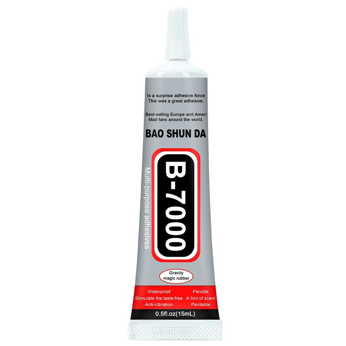 B7000 Universele Reparatielijm – Sterk, Waterdicht & Snelle Hechting (15 - 110ml) - Bivakshop
