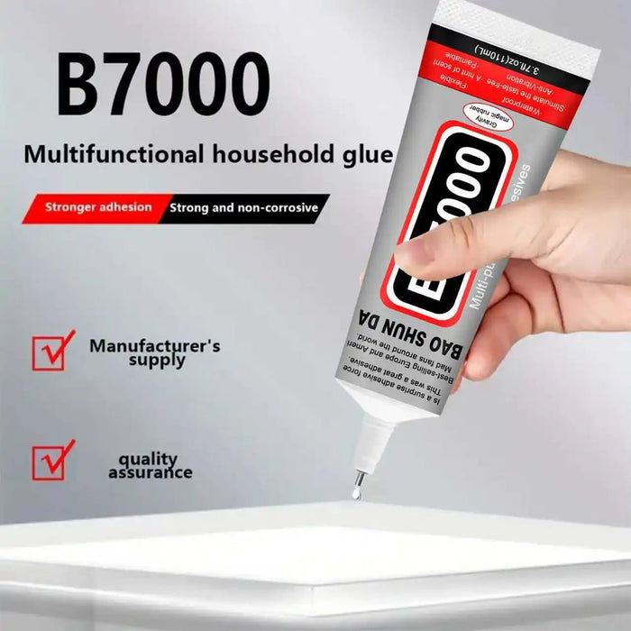 B7000 Universele Reparatielijm – Sterk, Waterdicht & Snelle Hechting (15 - 110ml) - Bivakshop