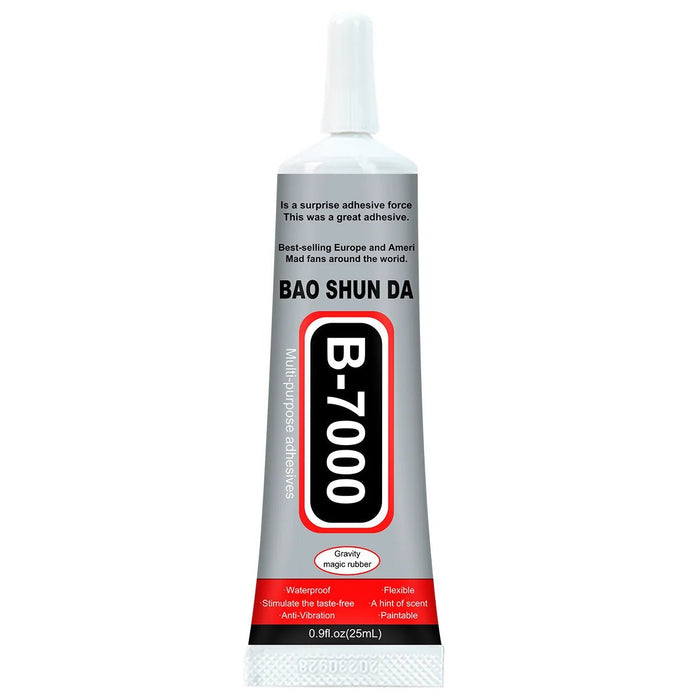 B7000 Universele Reparatielijm – Sterk, Waterdicht & Snelle Hechting (15 - 110ml) - Bivakshop