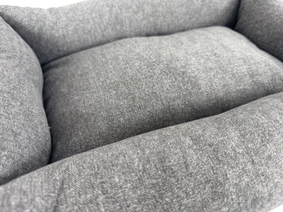 Baazis - Hondenmand - Lichtgrijs - 62x49x15 cm - Comfortabele Slaapplek voor Kleine Honden - Bivakshop