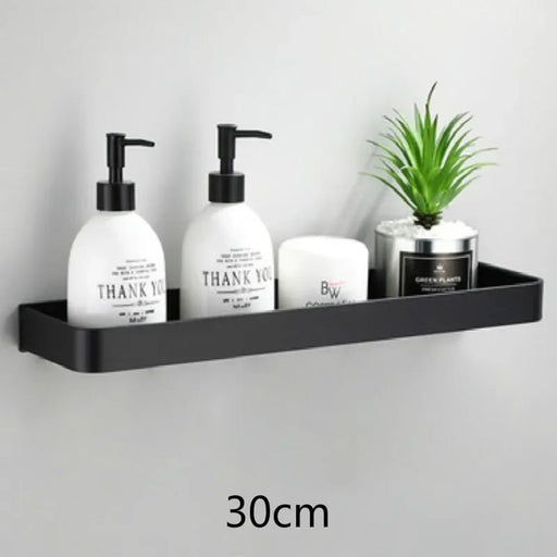 Badkamer plank met drievoudige tiers - Geanodiseerd - Aluminium zwart - Bivakshop