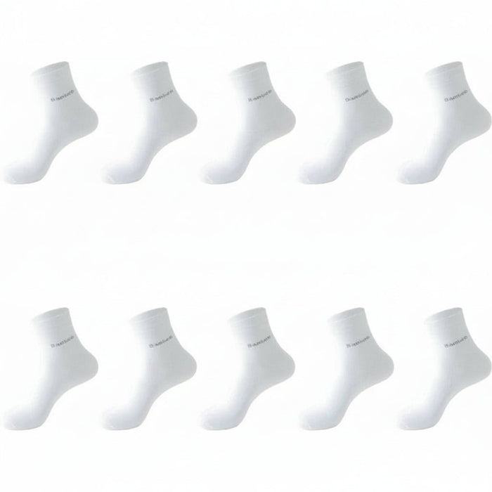 Bamboe Sokken Heren (10 Paar) – Ademend, Anti - Bacterieel & Comfortabel (Maat 38 - 46) - Bivakshop
