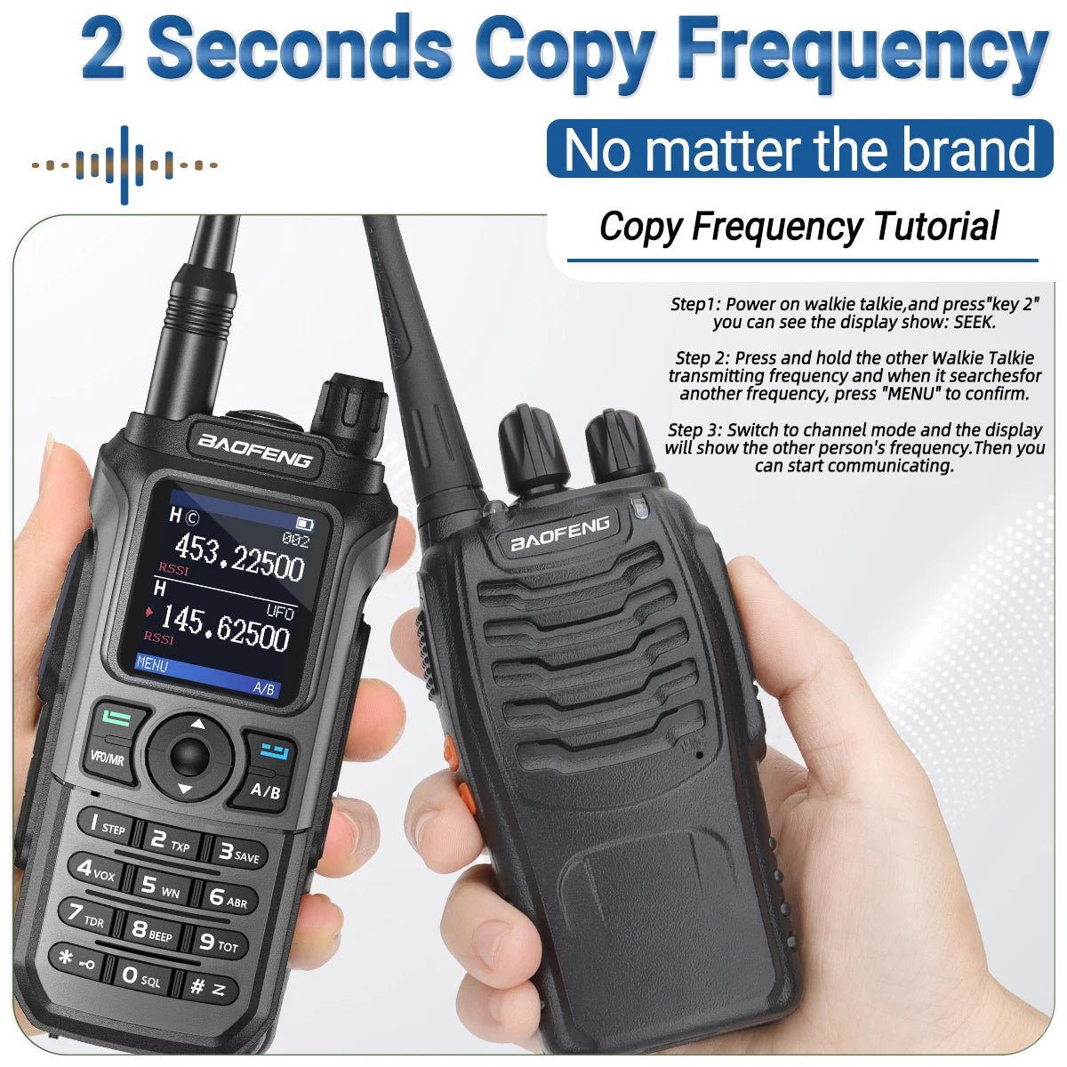 Baofeng UV - 21 Pro V2 walkietalkie – Krachtig multiband model – Groot bereik & type - c opladen - Bivakshop