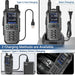 Baofeng UV - 21 Pro V2 walkietalkie – Krachtig multiband model – Groot bereik & type - c opladen - Bivakshop