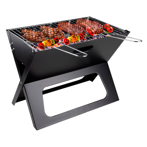 BBQ Collection - Draagbare Houtskool BBQ Grill – Compact & Lichtgewicht – Ideaal voor Camping en Outdoor - Bivakshop