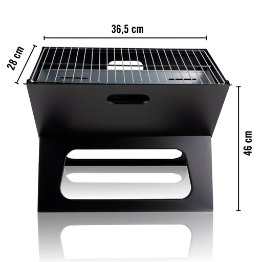 BBQ Collection - Draagbare Houtskool BBQ Grill – Compact & Lichtgewicht – Ideaal voor Camping en Outdoor - Bivakshop