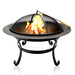 BBQ Collection - Vuurkorf XL – Ø 75,5 x 58,5 cm – Robuust Staal – Fire Bowl voor Tuin & Terras - Bivakshop