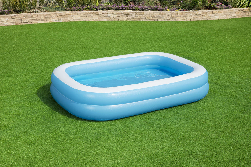 Bestway - Familiezwembad – 262 x 175 x 51 cm – 2 - Ring Comfort – Robuust PVC - Bivakshop