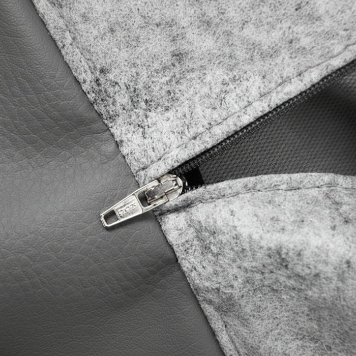 Bia – Kunstleer Hoes voor Bia Bed – Hygiënisch Comfort – Grijs - Bivakshop