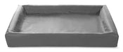 Bia – Kunstleer Hoes voor Bia Bed – Hygiënisch Comfort – Grijs - Bivakshop