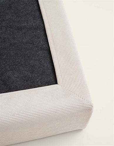 Bia – Rib Hoes voor Bia Bed – Zacht Corduroy Comfort – Zand - Bivakshop