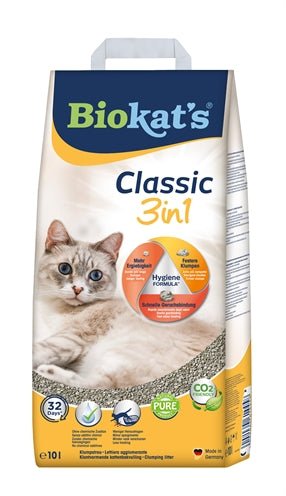 Biokat's - Classic Kattenbakvulling 3 - in - 1 (10 & 18 Liter) - Bivakshop