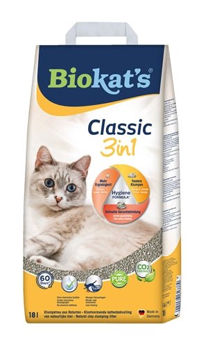 Biokat's - Classic Kattenbakvulling 3 - in - 1 (10 & 18 Liter) - Bivakshop