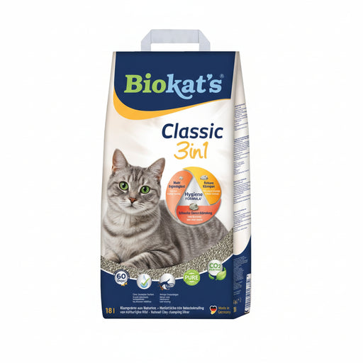 Biokat's - Classic Kattenbakvulling 3 - in - 1 (10 & 18 Liter) - Bivakshop