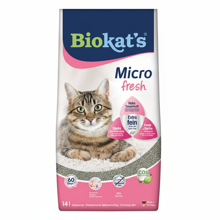 Biokat's - Kattenbakvulling Micro Fresh - Summerbreeze (14 Liter) - Bivakshop